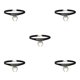 thumbnail image 2 of Jumpingount Necklace Geometric Adjustable Moon Hanging Pendants Valentines Necklaces Day Layered Gift Choker for Women Girls Daily Dress Type2 NO2 Jumpingount CBP502471, 2 of 6