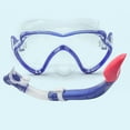 thumbnail image 4 of LOVIVER Ensemble de Snorkeling Lunettes de Plongée Professionnelles Portables, Bleu Scuba, 4 of 8