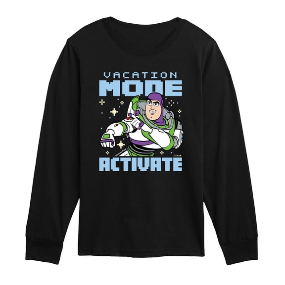 Toy Story - Vacation Mode Activate - Toddler Boys Long Sleeve Graphic T-Shirt