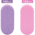 thumbnail image 4 of Mini Nail Files Block, 100/180 Grit Sponge Nail Buffers for Acrylic Nails, Mini Buffing Block Double Sided for Manicure Tools 40 Count - Pink/Purple, 4 of 5