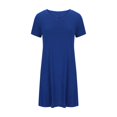 thumbnail image 5 of Mittory Women's Summer Sleeveless V-Neck T-Shirt Tunic Tops Blouse Shirts, 5 of 6