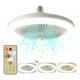 thumbnail image 2 of Ventiladores de Techo con Luces, con Mando a Distancia Ventiladores de Techo, 3 Niveles de Ajuste Brillo, 3 Velocidades, Con Función de Temporizador, para Cocina/Baño/Dormitorio, 2 of 5