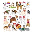 thumbnail image 1 of Sticker King Autocollants-Chiens & Cœurs, 1 of 1