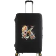 thumbnail image 1 of Housses de Valise Housse de Protection Valise de Voyage Anti-Rayures Housse Anti-Poussière Réutilisable Housse Anti-Poussière Lavable Motif Imprimé Floral Lettre 8floral Lettre K S, 1 of 6