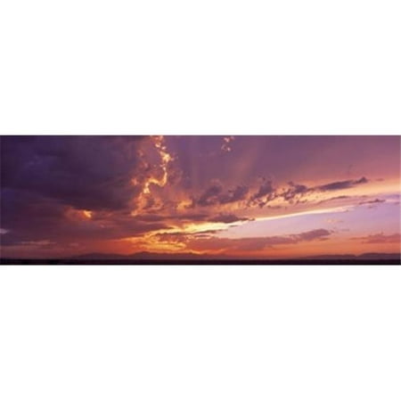 Panoramic Images PPI63202L Low angle view of clouds at sunset  Phoenix  Arizona  USA Poster Print by Panoramic Images - 36 x