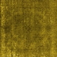 thumbnail image 1 of Ahgly Company Indoor Square Oriental Yellow Industrial Area Rugs, 7' Square, 1 of 4