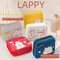 thumbnail image 3 of Toalla de tía de dibujos animados lindas niñas gran capacidad conveniente mes pequeño bolso bolsa de almacenamiento de toallas sanitarias, 3 of 6