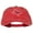 Red, variant on Texas with Map Outline Embroidered Washed Cotton Twill Cap - Red OSFM