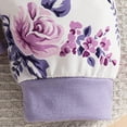 thumbnail image 6 of Kogui Toddler Girls Rompers Girls One Piece Outfit Cute Jumpsuit Dance Daily Wear Outfits 0 3 6 9 12 18 24 Months (Purple,3-6 Months), 6 of 9