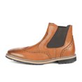thumbnail image 2 of Bruno Marc Mens Military Combat Chelsea Chukka Oxfords Dress Riding Ankle Boots CAMEL BERGEN_12 size 6.5, 2 of 6