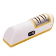 thumbnail image 2 of Afilador de Cuchillos Eléctrico de Cocina, Multifuncional, Automático, 4 Marchas, Accesorios de Cocina, Color Amarillo, 2 of 5