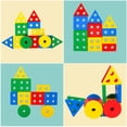 thumbnail image 2 of Juego De Matemáticas De Madera Juego de juguetes de matemáticas de clasificación de formas geométricas de madera Montessori bebé aprendizaje preescolar, 2 of 6
