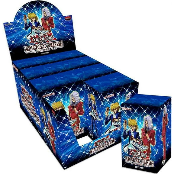 YuGiOh Legendary Duelists Season 1 Blaster Display [8 Blaster Boxes] Trading Card Game