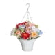 thumbnail image 1 of Flores artificiales colgantes en cesta, arreglo floral, planta artificial, colgante falso Estilo A, 1 of 9