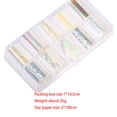 thumbnail image 4 of Seitruly 1 caja de pegatinas de papel de aluminio para uñas de cielo estrellado, pegatinas de transferencia de brillo de uñas de Color caramelo, Type10 NO10 Seitruly MJ12904-04, 4 of 6