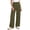 Bm 03 Army Green, variant on Airmenty Wide Leg Pants for Women High Waisted Stretchy Work Dress Pants Business Casual Palazzo Pants Dressy Slacks Trousers with Pockets S-2XL