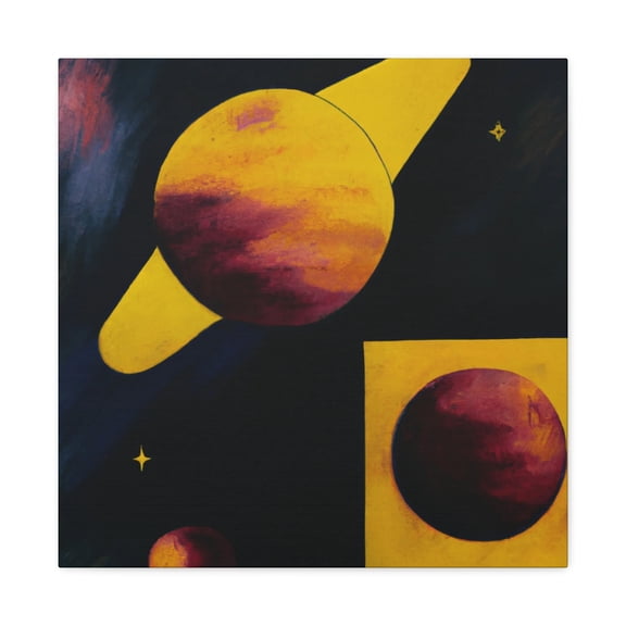 Pluto, Planetary Enigma - Canvas