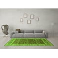 thumbnail image 3 of Ahgly Company Indoor Rectangle Oriental Green Industrial Area Rugs, 2' x 4', 3 of 4