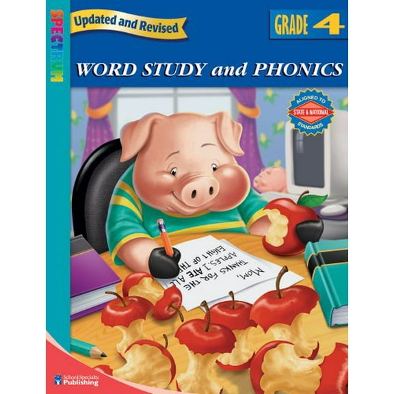Pre-Owned Spectrum Word Study and Phonics, Grade 4, 9780769684246, 0769684246, Paperback, Updated, Revised edition