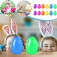 thumbnail image 5 of Refillable Easter eggs, colorful plastic Easter eggs, stand upright, perfect for Easter egg hunts, surprise eggs, Easter egg hunts, multiple colors, 2.36in*0.4in refillable eggs, 5 of 5