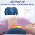 thumbnail image 5 of Ergonomic Memory Foam Lumbar Support Pillow Blue with Adjustable Straps, Back Pain Relief Waist Cushion for Office, Gaming Chair, Car Seat and Bed, 5 of 16