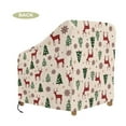 thumbnail image 7 of Renewold Patio Outdoor Chair Covers All Weather Protection High Back Bar Chair Cover Water Resistant Lawn Deck Furniture Cover Christmas Decor, 38"W x 38"D x 36"H, Reindeer Christmas Tree Snowflakes, 7 of 7