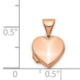 thumbnail image 5 of Rose Gold Plain Heart Locket, 5 of 5