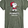 thumbnail image 3 of Peanuts - Snoopy Santa Christmas - Men's Short Sleeve Graphic T-Shirt, 3 of 6