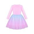 thumbnail image 4 of Girls Dress Blue Butterfly Sparkling Sequins Gradient Color Tulle 5 Years, 4 of 7