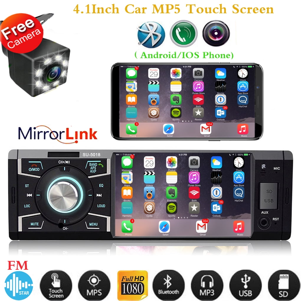 Vehicle Car Stereo Car Radio High Resolution LCD Adjustable Brightness