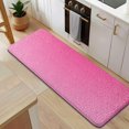 thumbnail image 5 of Pink Gradient Leopard Print Kitchen Rug Mat,Kitchen Runner Rugs Non Skid Washable,Decorative Kitchen Floor Mats for Kitchen,Sink,Laundry,17"x47.2", 5 of 7