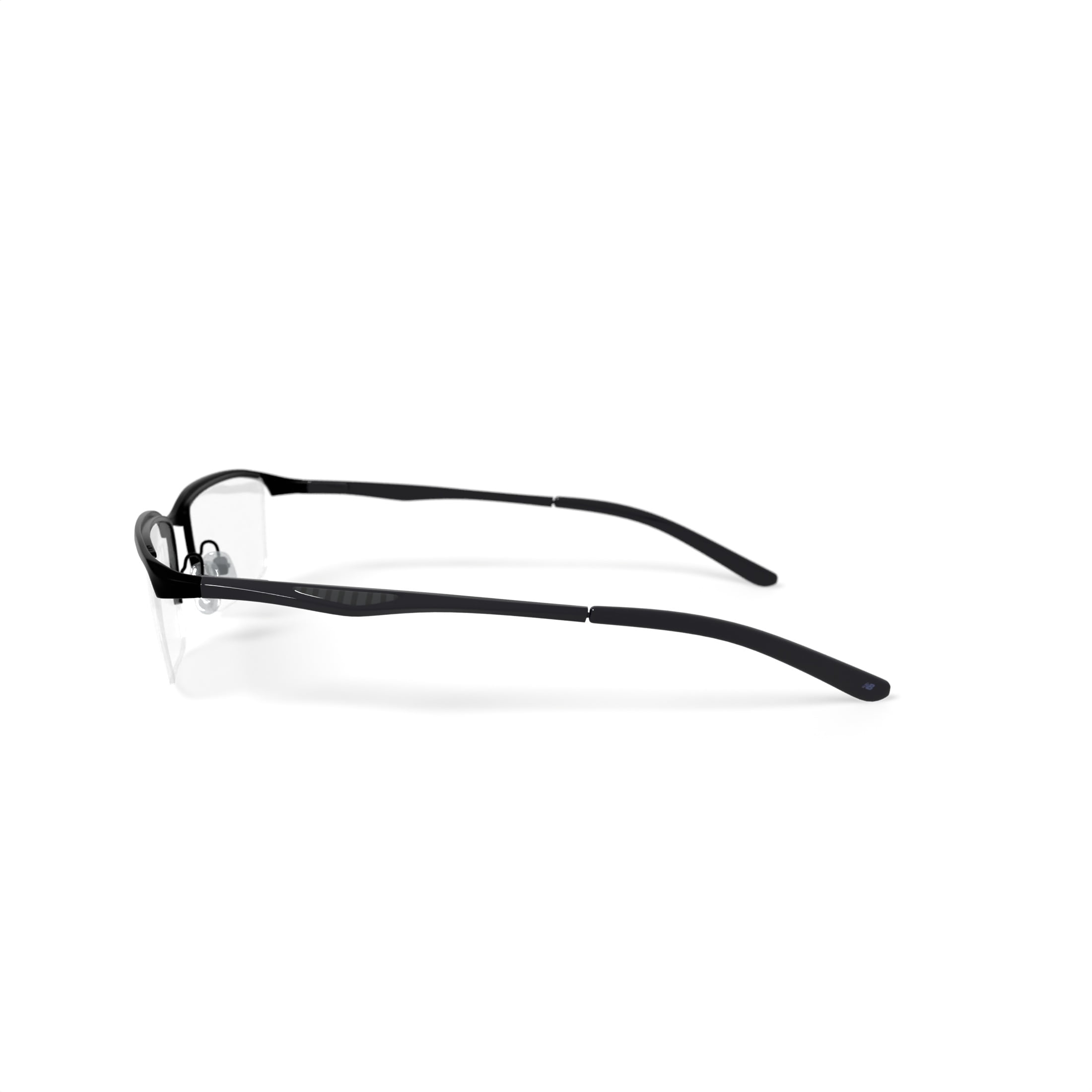 New Balance Men's NB506 Rectangular Prescription Eyeglasses with Case, Navy