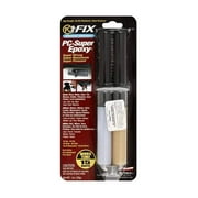 PC Products PC-Super Epoxy Adhesive Paste, Two-Part 1 oz Double Syringe, Translucent 16619