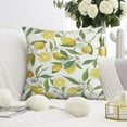 thumbnail image 2 of Set Of 2 Lemon Pillow Covers 20x20 Inch Linen Decorative Square Throw Pillow Covers for Living Room Sofa Couch Decoration, 2 of 6