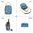 thumbnail image 3 of FORMRS Crossbody Bag for Women Quilted Travel Shoulder Cell Phone Purse with Chain Strap Handbag, Blue Dots, 3 of 7