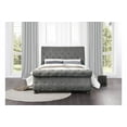 thumbnail image 3 of Gray Bedroom Furniture Queen Size Sleigh Bed Accent W/Button Tufting, 3 of 3