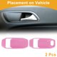 thumbnail image 3 of Cubierta del Tazón del Mango de la Puerta Interior para Jeep Wrangler Gladiator JT 2DR 2018-2024 Marco de Decoración del Mango de la Puerta Interior Rosa ABS 2 Pcs, 3 of 6