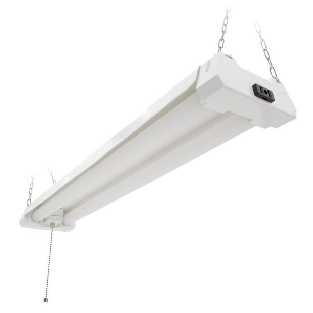 Maxxima 2ft. Utility Led Shop Light Fixture, Linkable, Frosted Lens ...