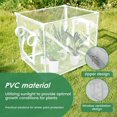 thumbnail image 3 of Dsseng Detachable Mini Greenhouse Indoor/Outdoor  Durable PVC Pipe Frame and PE Film Cover  20x16x16 Inch Small Greenhouse for Plants  Portable Plant Protector, 3 of 11