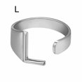 thumbnail image 1 of CUITING Fashion Adjustable Initial Alphabet Letter A-Z Ring Finger Rings Women Jewellery-Silver C, 1 of 9