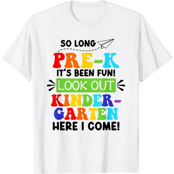 So Long Preschool Kindergarten Here I Come Graduation T-Shirt