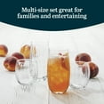 thumbnail image 4 of Libbey Samba Tumbler and Rocks Glasses Set of 16, All Purpose Everyday Drinking Glasses Set, Dishwasher Safe Kitchen Glassware Set for Holidays Events, 4 of 5