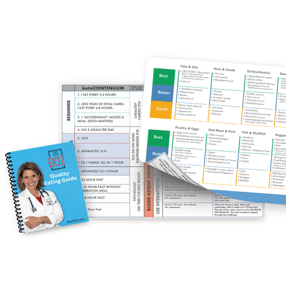 ketoCONTINUUM Map   Dr Boz good, Better, BEST Food Guide