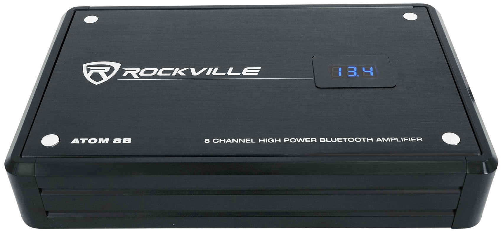 Rockville ATOM 8B 8 Channel 3500 Watt Marine/Boat Amplifier Amp w/Bluetooth