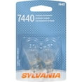 thumbnail image 1 of Sylvania Silverstar Turn Signal Light Bulb 7440.BP2 7440; Halogen Mini Bulb; Clear; Set Of 2; Blister Pack, 1 of 2