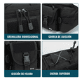 thumbnail image 3 of Cangurera Belug Tactica Militar Impermeable Riñonera Deportiva negro, 3 of 4