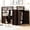 Espresso, variant on Harper & Bright Designs Twin Loft Bed with Desk and Wardrobe, Solid Wood Loft Bed Frame with Storage Drawers for Boys Girls Adults, Espresso
