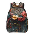thumbnail image 1 of Disketp Floral Dreamcatcher Elegance Mochila Estampada para Hombre y Mujer – Mochila Ligera Clásica con Múltiples Bolsillos para Universidad, Trabajo y Viajes-One Size, 1 of 5