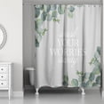thumbnail image 2 of Creative Products Wash Your Worries Away 3 71x74 Shower Curtain, 2 of 2