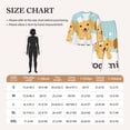 thumbnail image 4 of Salouo Cute Dog In Bathtub1 Pattern Women's Pajamas Set Long Sleeve Button Down Sleepwear Soft Pj Lounge Sets for women 2 Piece Pjs Set with Long Pants-Small, 4 of 7